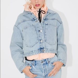 Zara Cropped Denim Jacket XS/S